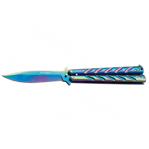 

Нож Boker Magnum Balisong Rainbow (06EX401)