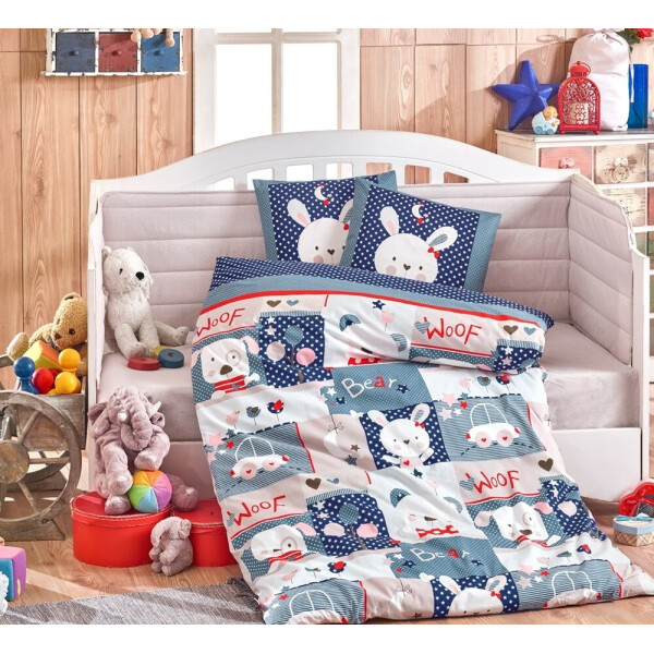

Детское постельное белье HOBBY. Poplin Bebek Baby Snoopy синий