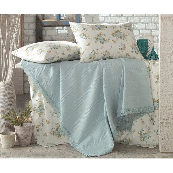 

Летнее постельное белье с покрывалом Dantelli. Tiffany-Евро