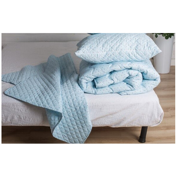 

Набор детский из 3 предметов Novita. 10-0090 Blue-105х140+40х60