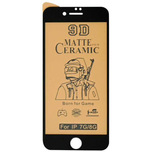 

Matte Ceramic Glass for iPhone 7/8 Black