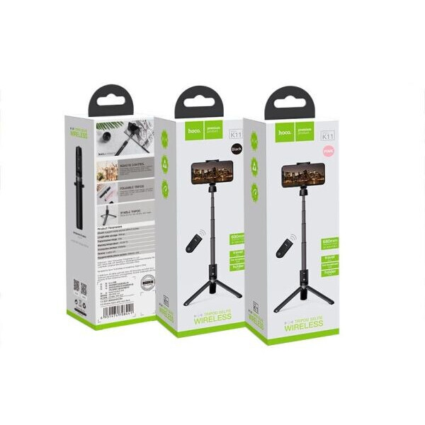 

Монопод HOCO K11 Wireless tripod Black