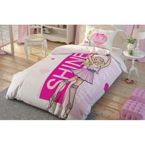 

Подростковое постельное белье TAC. Barbie Ballet -1,5-спальный подростковый