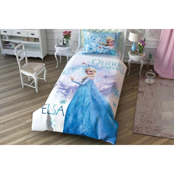 

Подростковое постельное белье TAC. Frozen Cek Ранфорс-1,5-спальный подростковый
