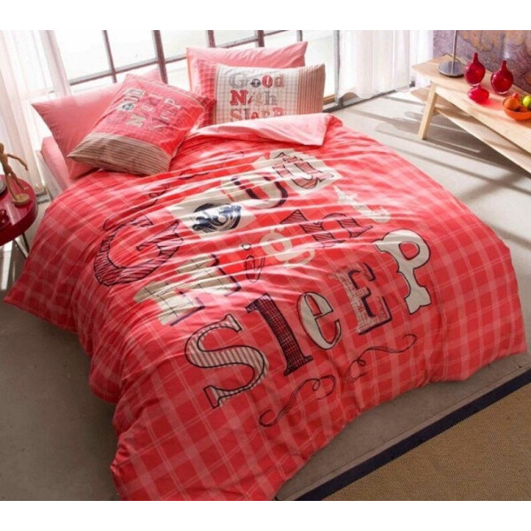 

Подростковое постельное белье TAC. Ranforce Teen Good Night розовый