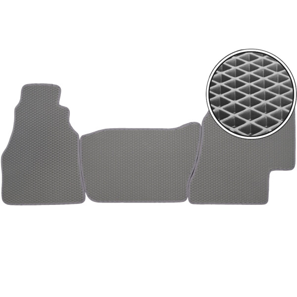 

Коврики в салон передние Kinetic для Mercedes Sprinter '95-06 EVA-полимерные серые (комплект)