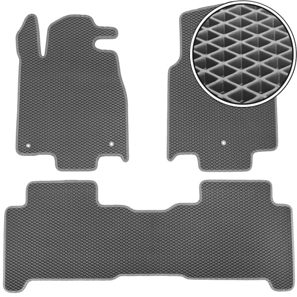 

Коврики в салон Kinetic для Acura MDX '06-13 EVA-полимерные серые (комплект)