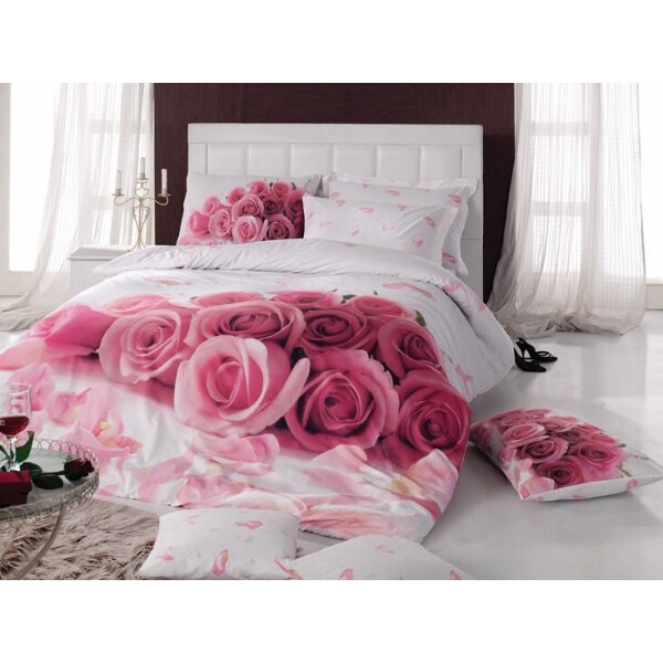 

Постельное белье Cotton box. Floral Seri Darling Pembe