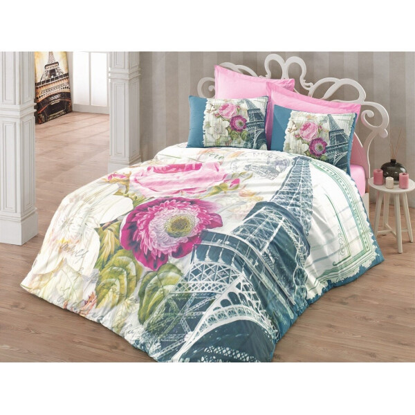 

Постельное белье Cotton box. Floral Seri Eifyl-2,0-спальный