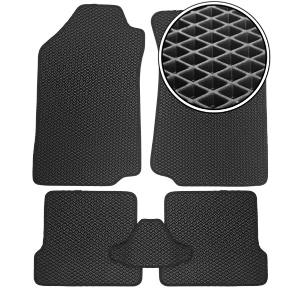 

Коврики в салон Kinetic для Chery Amulet '04-12 EVA-полимерные черные (комплект)