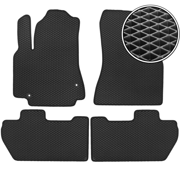 

Коврики в салон Kinetic для Citroen Berlingo '08- EVA-полимерные черные (комплект)