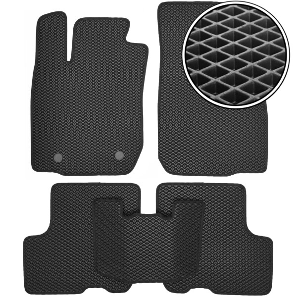 

Коврики в салон Kinetic для Dacia Logan '04-12 EVA-полимерные черные (комплект)