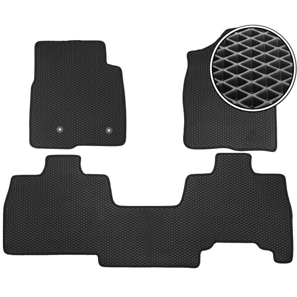 

Коврики в салон Kinetic для Ford F-150 '08-14 Super Cab EVA-полимерные черные (комплект)