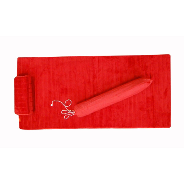 

Коврик для пляжа+надувная подушка Love You. VIP красный-80х150