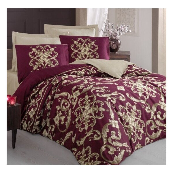 

Постельное белье Cotton box. Royal Saten Taylor Kirmizi-Евро
