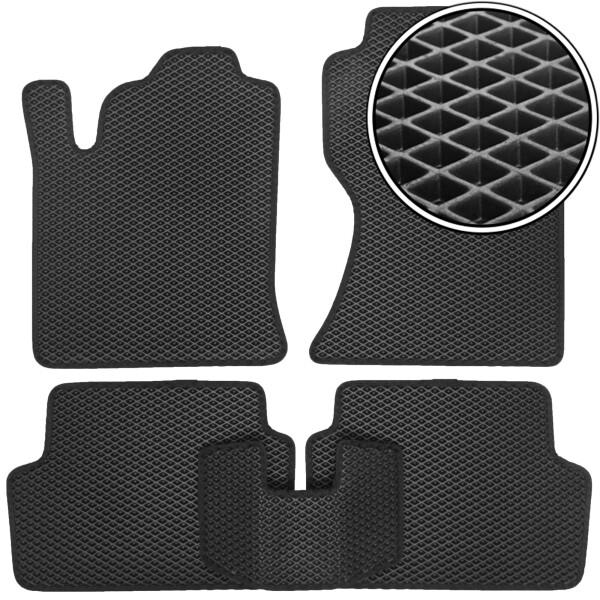 

Коврики в салон Kinetic для Ford Focus I '99-04 EVA-полимерные черные (комплект)