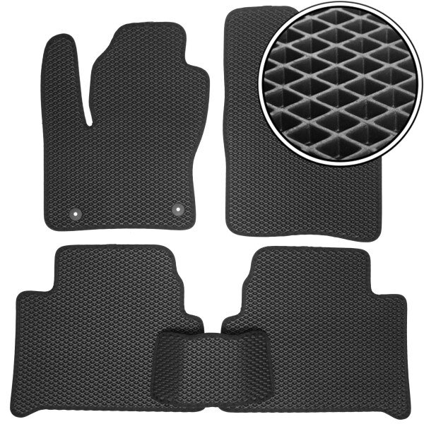 

Коврики в салон Kinetic для Ford Kuga '08-13 EVA-полимерные черные (комплект)