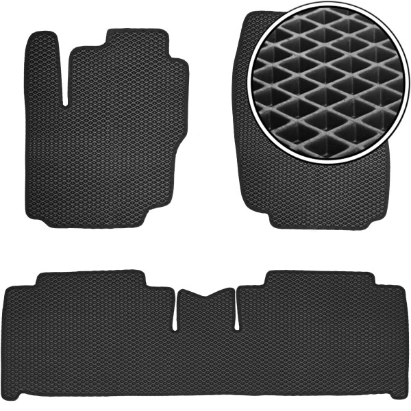 

Коврики в салон Kinetic для Ford S-Max '06-15 EVA-полимерные черные (комплект)