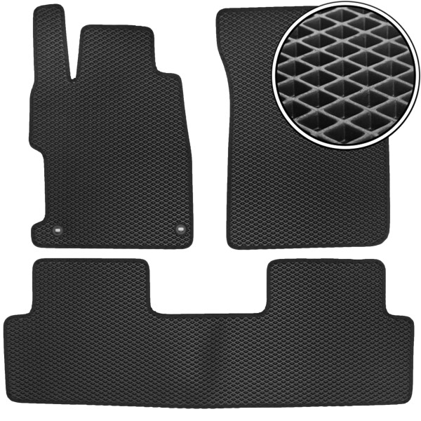 

Коврики в салон Kinetic для Honda Civic 4D '12-17 EVA-полимерные черные (комплект)