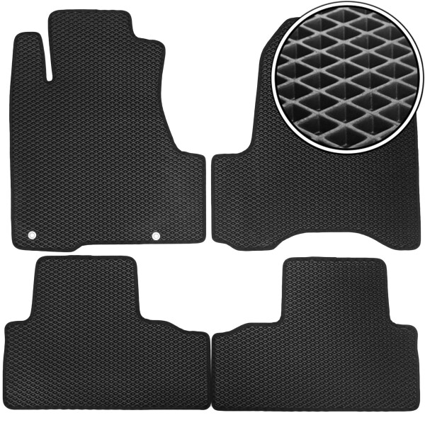 

Коврики в салон Kinetic для Honda CR-V '06-12 EVA-полимерные черные (комплект)