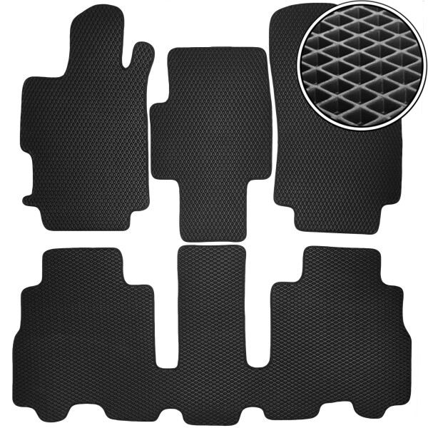 

Коврики в салон Kinetic для Honda FR-V '04-09 EVA-полимерные черные (комплект)