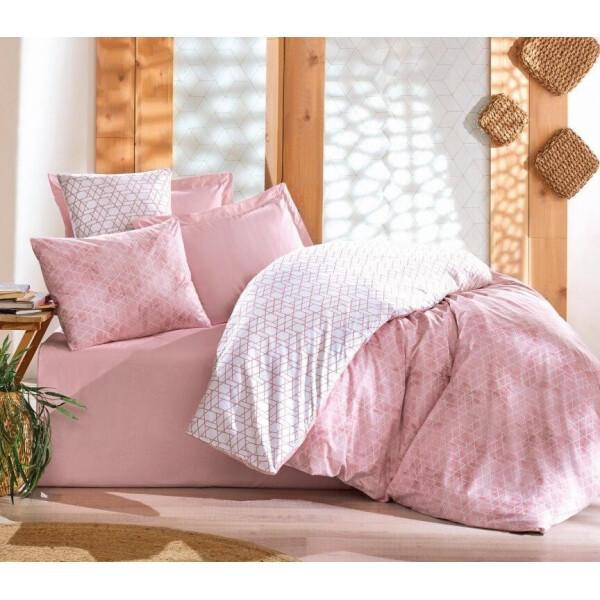 

Постельное белье Cotton box. Ранфорс Minimal Best Pembe-Евро