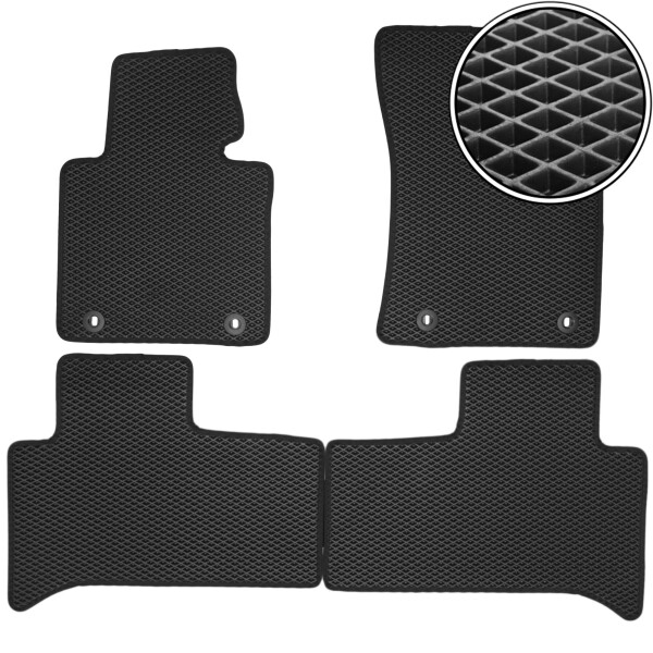 

Коврики в салон Kinetic для Land Rover Range Rover '02-12 EVA-полимерные черные (комплект)