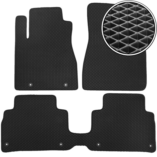

Коврики в салон Kinetic для Lexus RX '03-08 EVA-полимерные черные (комплект)