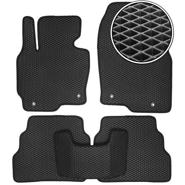 

Коврики в салон Kinetic для Mazda CX-5 '12-17 USA EVA-полимерные черные (комплект)