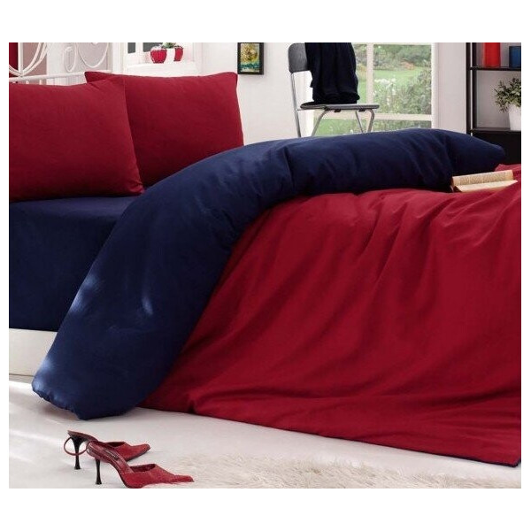 

Постельное белье Eponj Home. Paint Mix Bordo-Lacivert-Евро