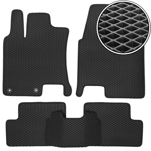 

Коврики в салон Kinetic для Nissan Qashqai '06-14 EVA-полимерные черные (комплект)