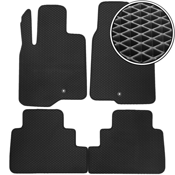 

Коврики в салон Kinetic для Opel Antara '07- EVA-полимерные черные (комплект)