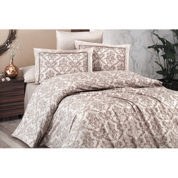 

Постельное белье First Choice. DELUXE Satin CATRA EKRU-Евро