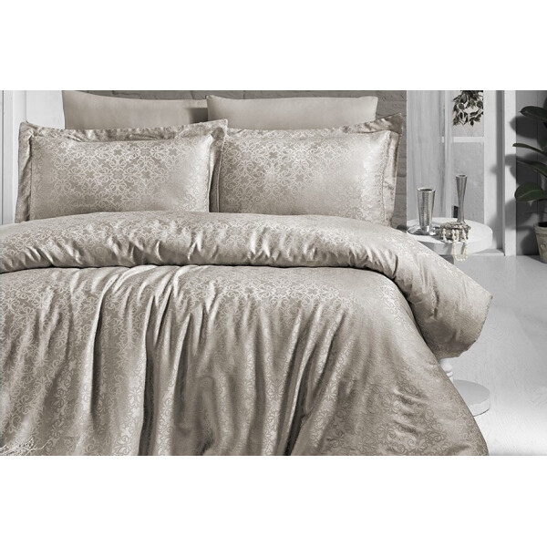 

Постельное белье First Choice. Jaсquard Lamone Toprak-Евро