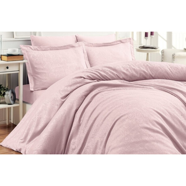 

Постельное белье First Choice. Jaсquard Sare Pembe-Евро