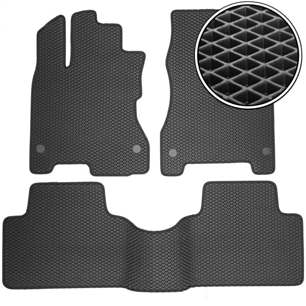

Коврики в салон Kinetic для Renault Koleos '06-16 EVA-полимерные черные (комплект)
