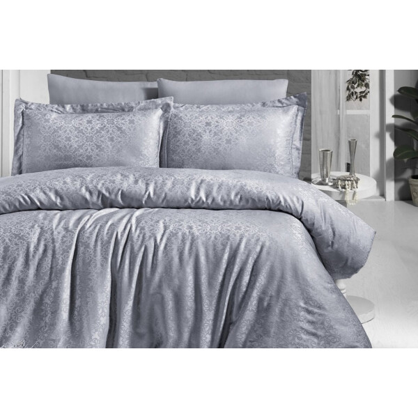 

Постельное белье First Choice. Jaсquard Satin Lamone Gri-Семейный