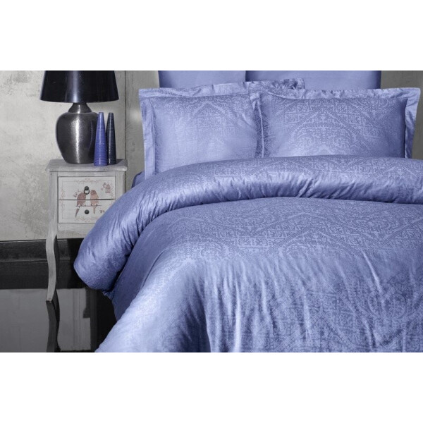 

Постельное белье First Choice. Jaсquard Siray indigo-Евро