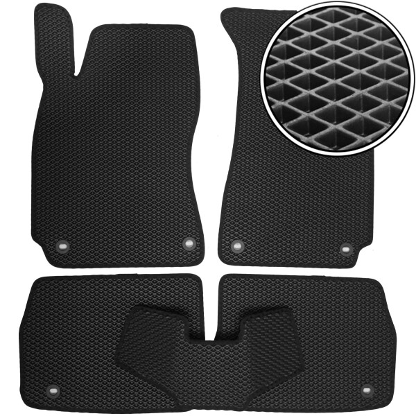 

Коврики в салон Kinetic для Skoda Superb '02-08 EVA-полимерные черные (комплект)