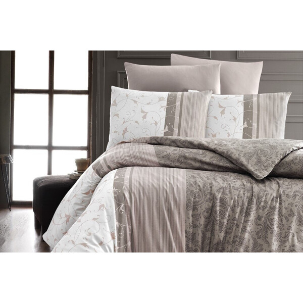 

Постельное белье First Choice. Ranforce Peitra Kahve-Семейный