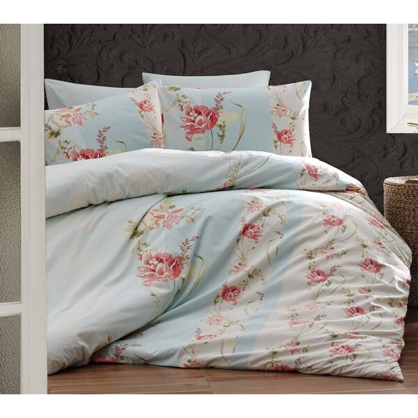 

Постельное белье First Choice. Ranforce Saravin Mint-Евро
