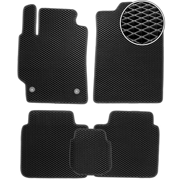 

Коврики в салон Kinetic для Toyota Camry V40 2006 - 2011 EVA-полимерные черные (комплект)