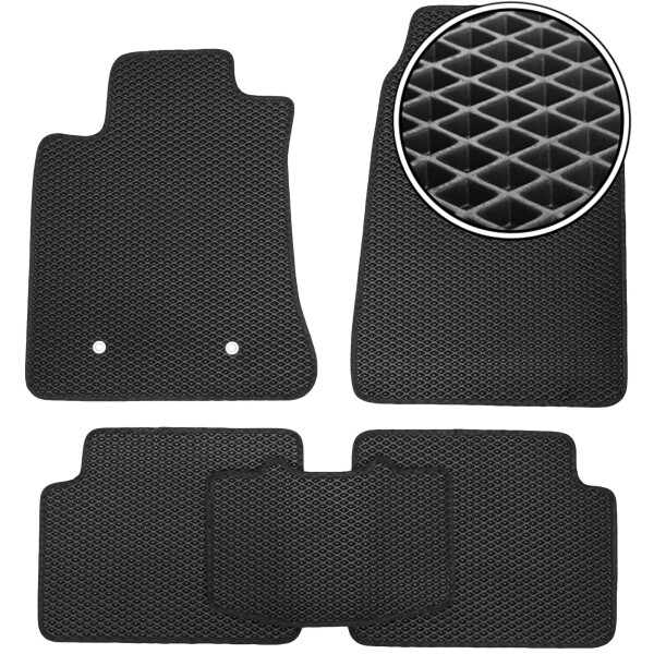 

Коврики в салон Kinetic для Toyota Corolla с 2002-2007 EVA-полимерные черные (комплект)