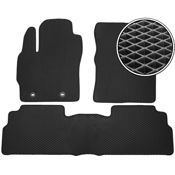 

Коврики в салон Kinetic для Toyota Verso '13- EVA-полимерные черные (комплект)