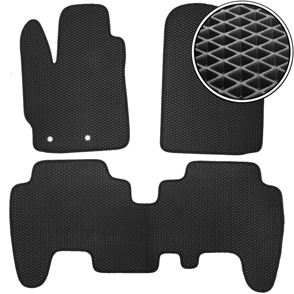 

Коврики в салон Kinetic для Toyota Yaris '06-10 EVA-полимерные черные (комплект)