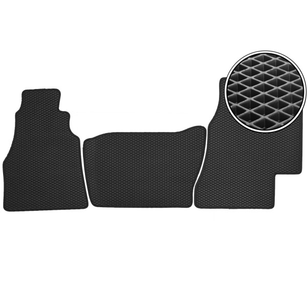 

Коврики в салон Kinetic для Volkswagen LT '96-05 EVA-полимерные черные (комплект)