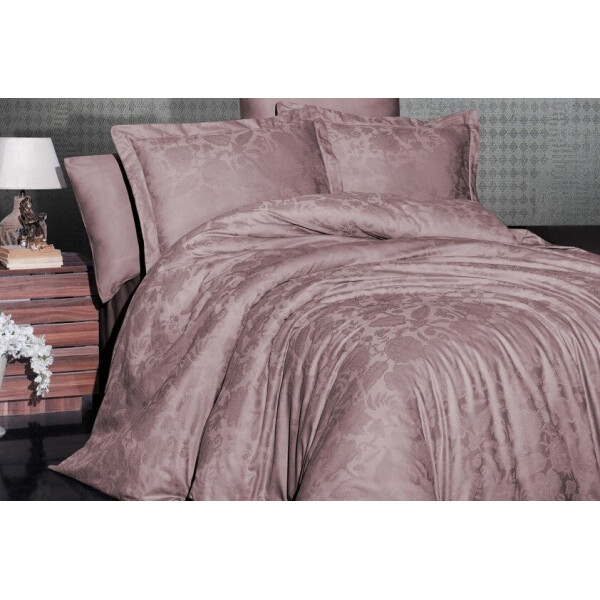 

Постельное белье First Choice. Satin Jaсquard Saral Pudra-Евро
