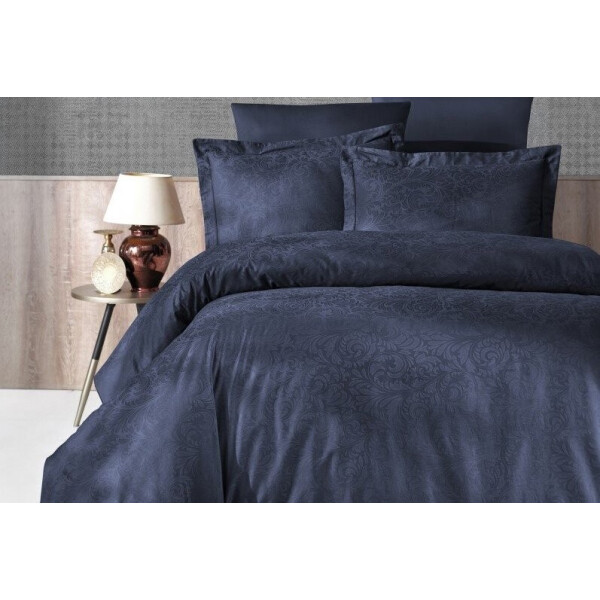 

Постельное белье First Choice. Satin Jaсquard Tecna Lacivert-Евро