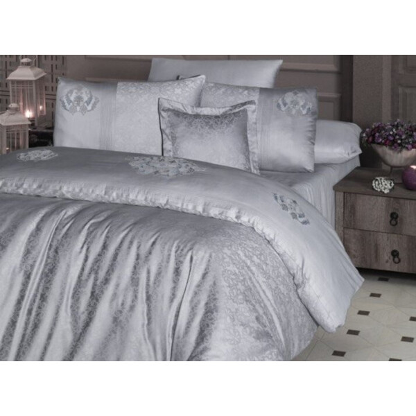 

Постельное белье First Choice. VIP Moonlight сатин Mirabel gri-Евро