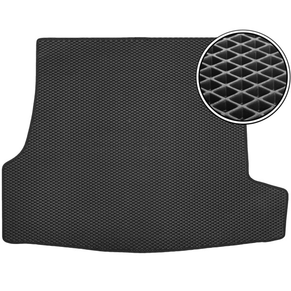 

Коврик в багажник Kinetic для Skoda Superb '02-08 EVA-полимерный черный